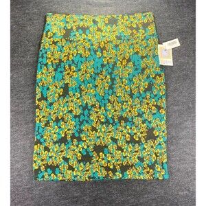 LuLaRoe Cassie Pencil Skirt Women’s Size 2XL Multicolor Floral NWT